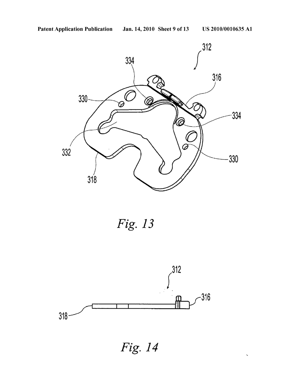 TIBIAL TRIALING ASSEMBLY AND METHOD OF TRIALING A TIBIAL IMPLANT - diagram, schematic, and image 10