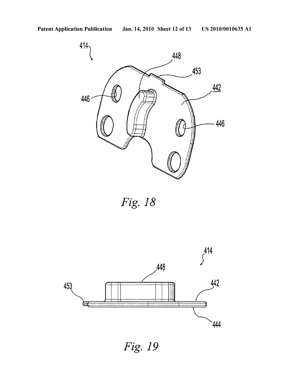 TIBIAL TRIALING ASSEMBLY AND METHOD OF TRIALING A TIBIAL IMPLANT - diagram, schematic, and image 13