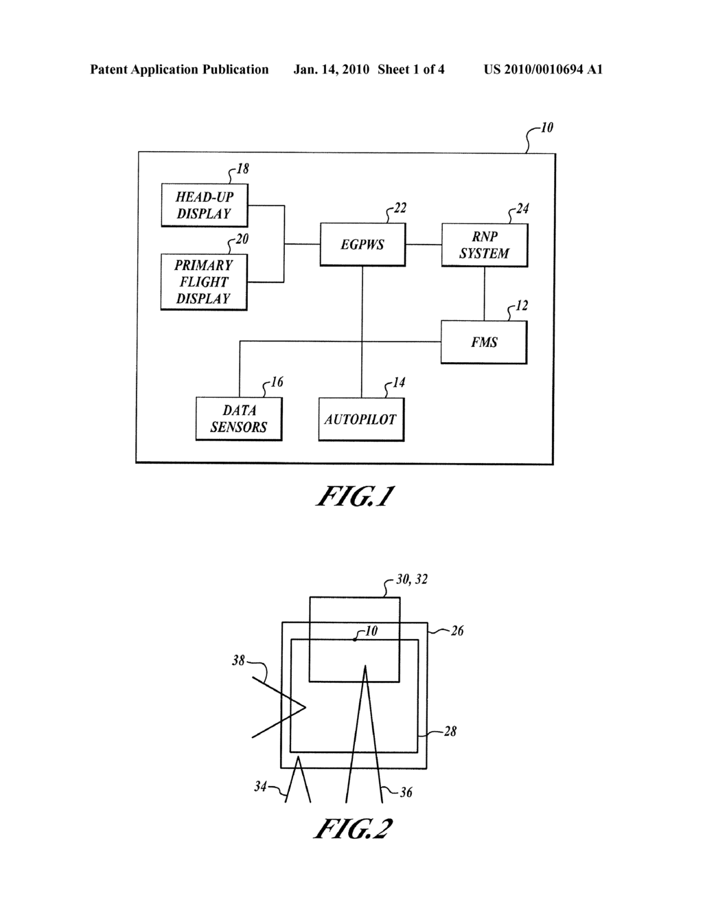 SYSTEM FOR MONITORING RNP FOR SAFE TERRAIN CLEARANCE - diagram, schematic, and image 02