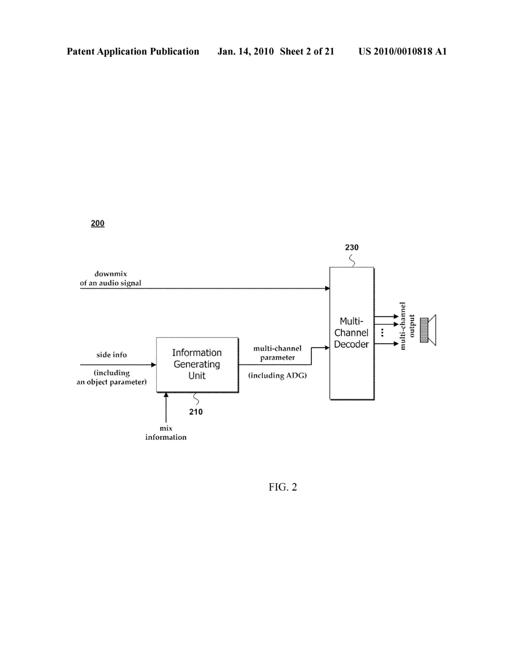 Method and an Apparatus for Decoding an Audio Signal - diagram, schematic, and image 03