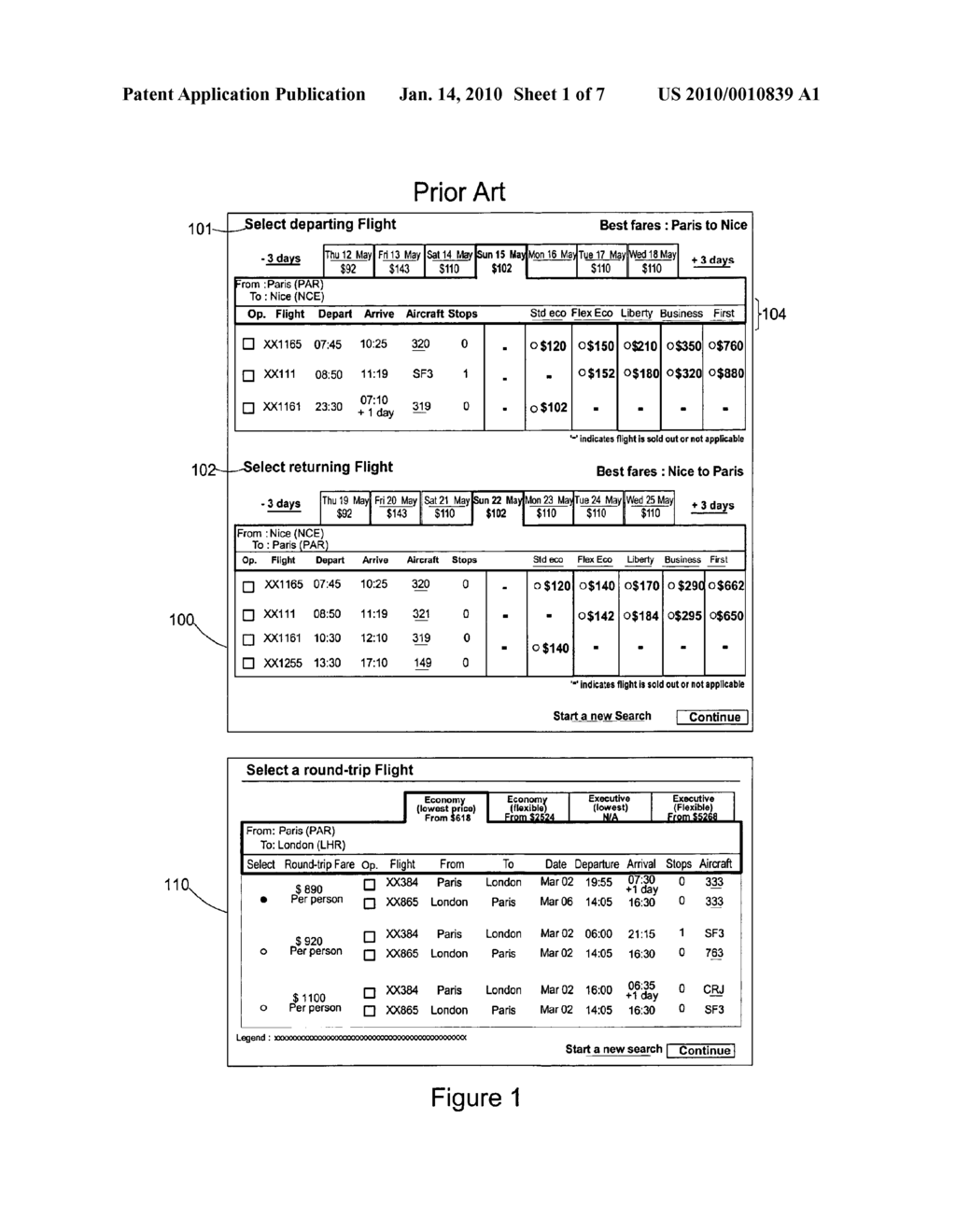 ONE-WAY LIKE DISPLAY OF ROUNDTRIP FARES - diagram, schematic, and image 02