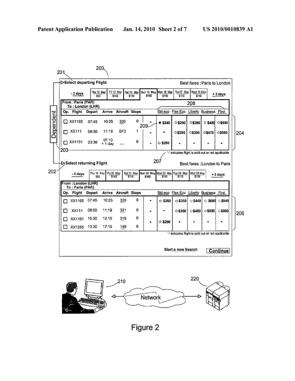 ONE-WAY LIKE DISPLAY OF ROUNDTRIP FARES - diagram, schematic, and image 03