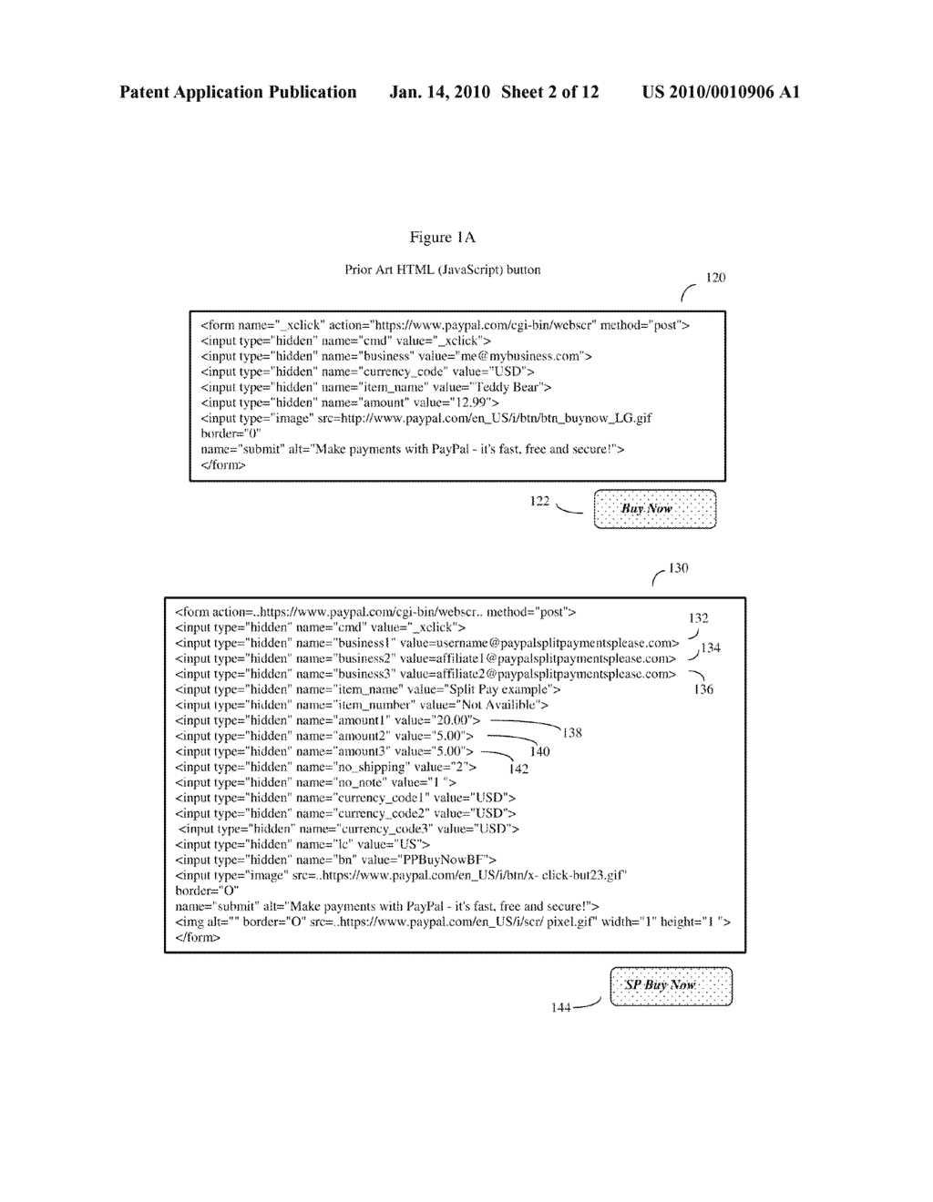 Point of sale payment method for multiple recipients using a digital payment service - diagram, schematic, and image 03