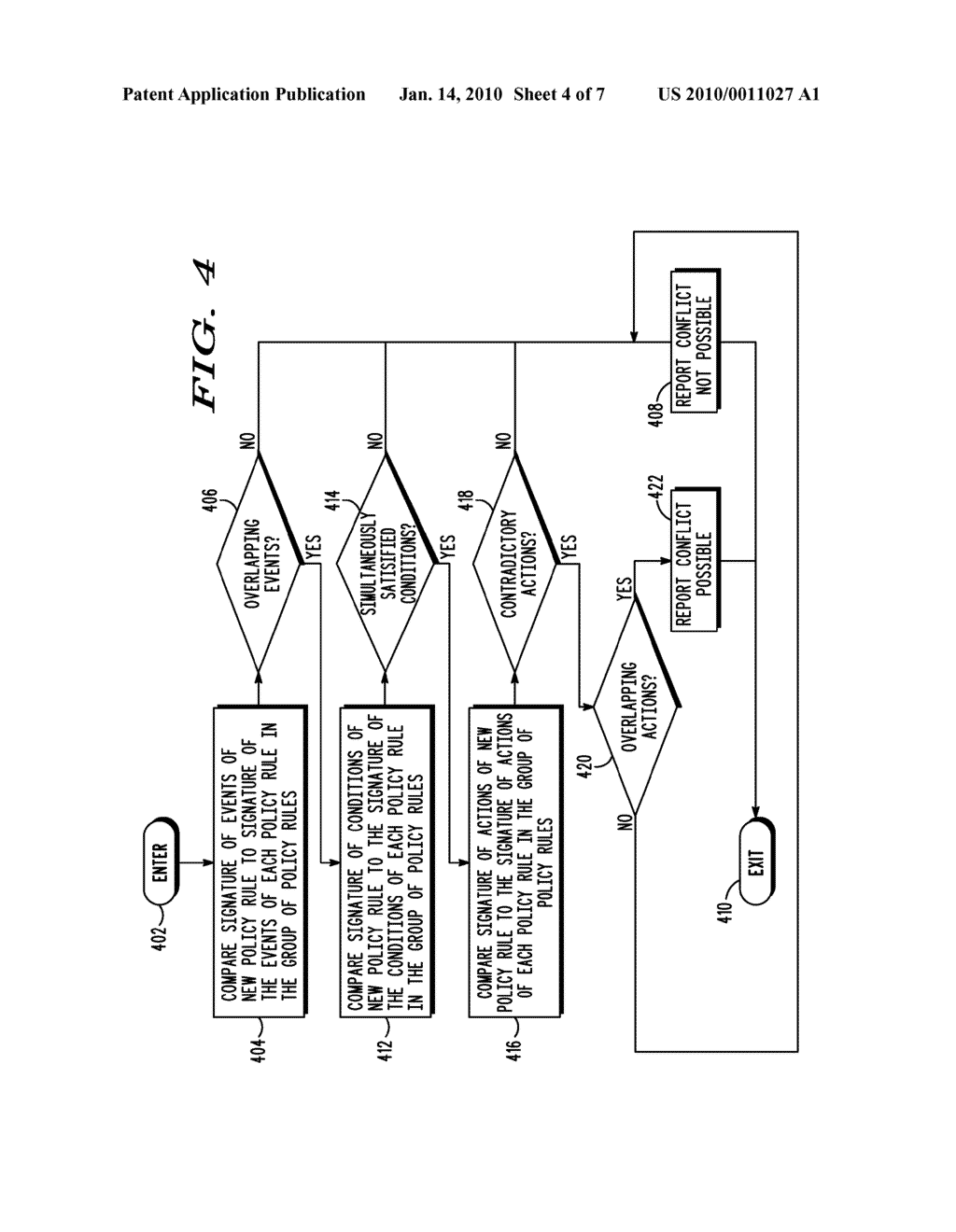 POLICY RULE CONFLICT DETECTION AND MANAGEMENT - diagram, schematic, and image 05