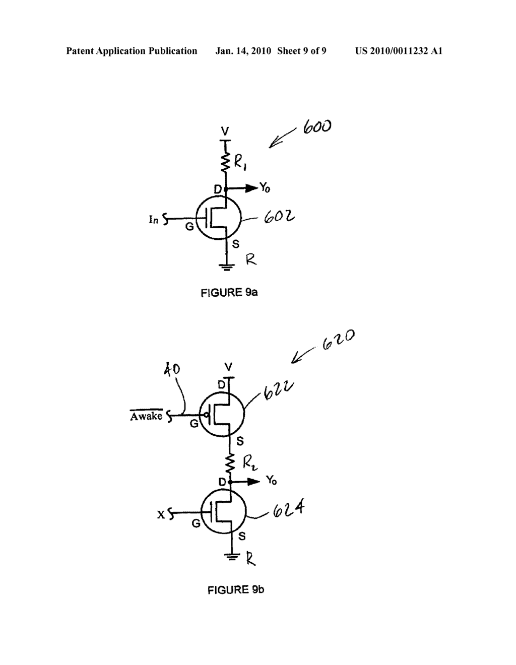 DIGITAL COMPONENT POWER SAVINGS IN A HOST DEVICE AND METHOD - diagram, schematic, and image 10