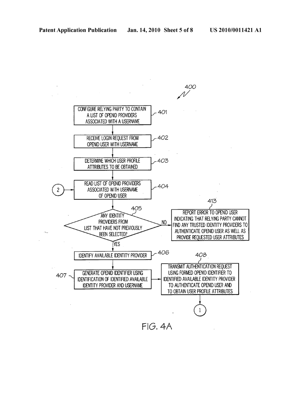 ENABLING AUTHENTICATION OF OPENID USER WHEN REQUESTED IDENTITY PROVIDER IS UNAVAILABLE - diagram, schematic, and image 06