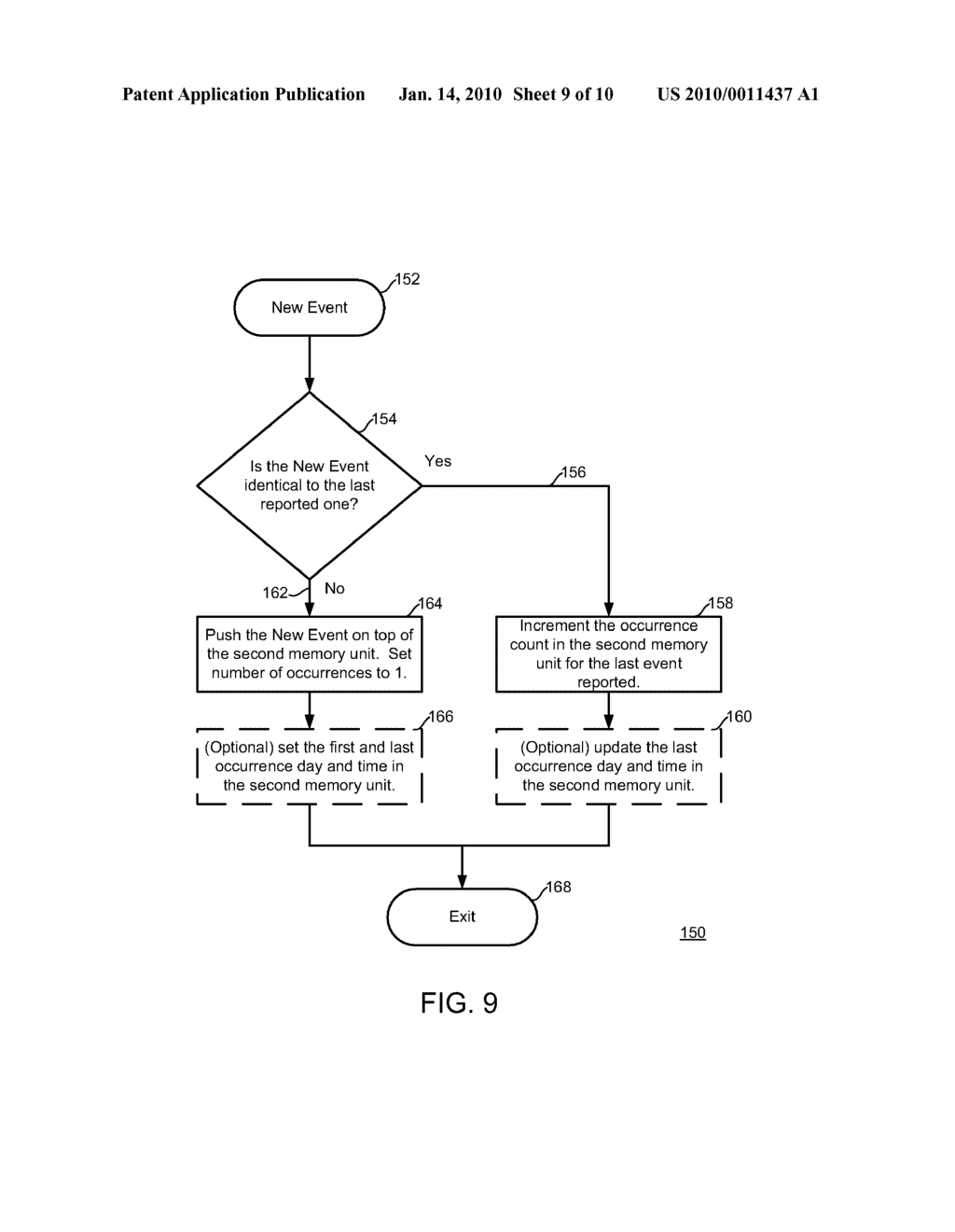 APPARATUS AND METHOD FOR STORING EVENT INFORMATION FOR AN HVAC SYSTEM - diagram, schematic, and image 10