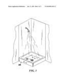 Filter for preventing hair from becoming clogged in a drain diagram and image