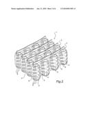 POCKET SPRING MATTRESS, A METHOD AND A DEVICE FOR THE MANUFACTURING THEREOF diagram and image