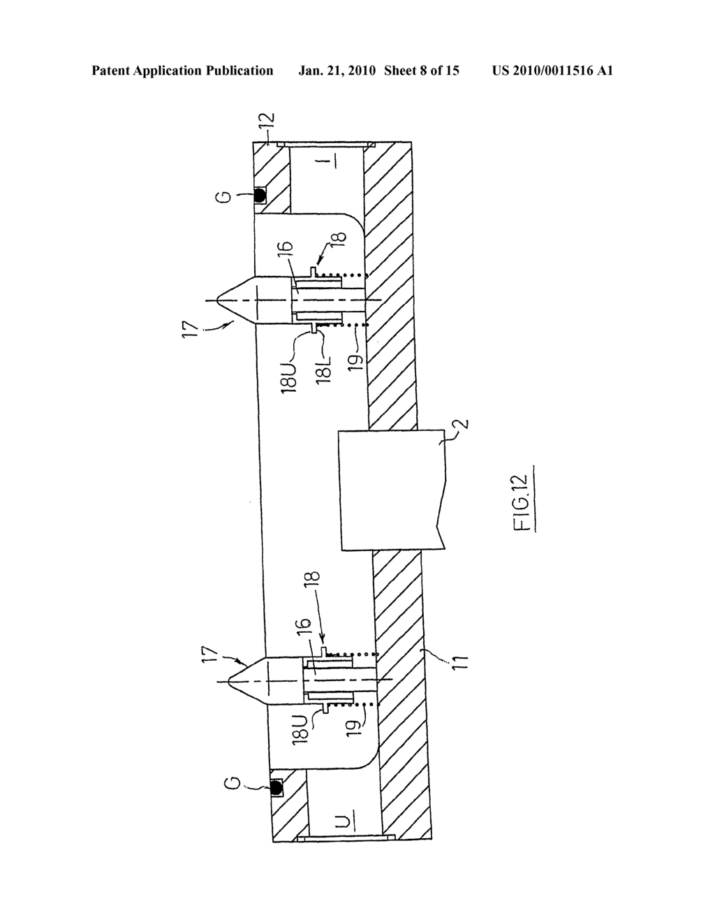 APPARATUS AND METHOD FOR CARRYING OUT OPTICAL READINGS ON TEXTILE MATERIALS SUBMITTED TO DYEING - diagram, schematic, and image 09