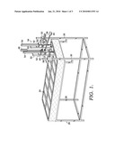 APPARATUS AND METHOD FOR UPHOLSTERING BOX SPRINGS diagram and image