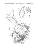 SHAVING BLADE UNIT COMPRISING A MOVABLE TRIMMING BLADE PROTECTOR AND SHAVER HAVING SUCH A BLADE UNIT diagram and image