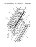 SHAVING BLADE UNIT COMPRISING A MOVABLE TRIMMING BLADE PROTECTOR AND SHAVER HAVING SUCH A BLADE UNIT diagram and image