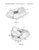 Expandable and adjustable baby shoe to enable a single pair of shoes to be worn by a baby up to 24 months of age diagram and image