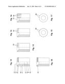 Engagement bushing for cover panels with support core diagram and image