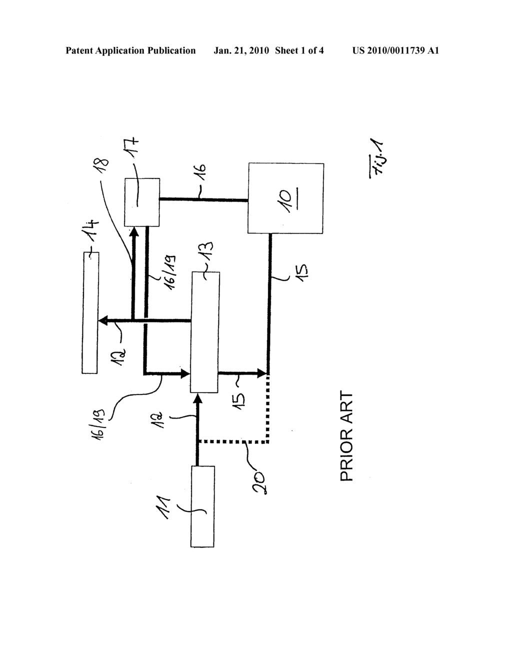 APPARATUS AND METHOD FOR DRAWING OFF AND RECIRCULATING A COOLING STREAM - diagram, schematic, and image 02