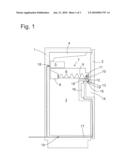 REFRIGERATOR AND ICE RESERVOIR CONTAINER FOR IT diagram and image