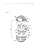 Brassiere washing case diagram and image