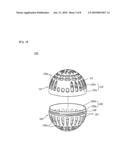 Brassiere washing case diagram and image