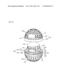 Brassiere washing case diagram and image