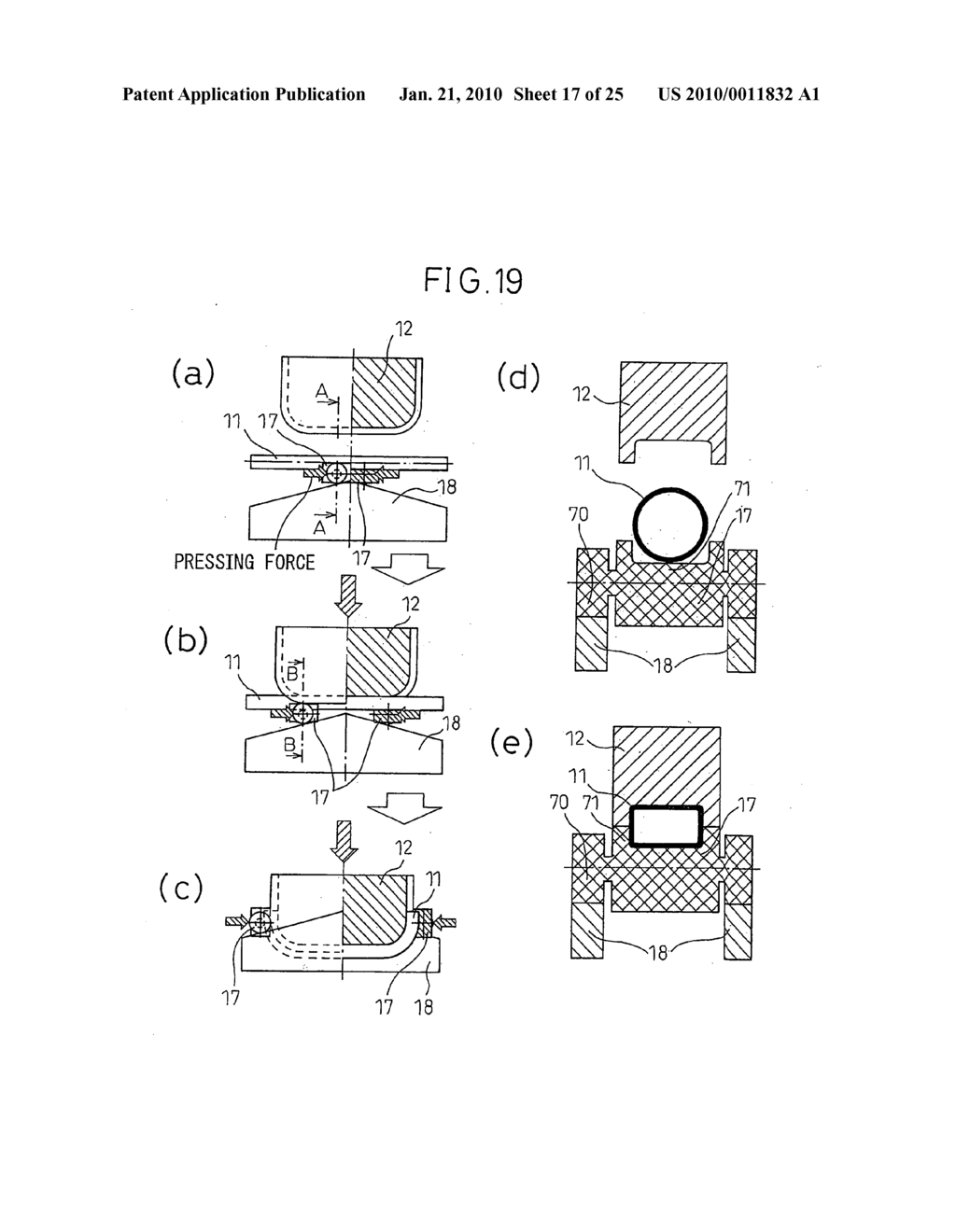 APPARATUS AND METHOD FOR RAM BENDING OF TUBE MATERIAL - diagram, schematic, and image 18