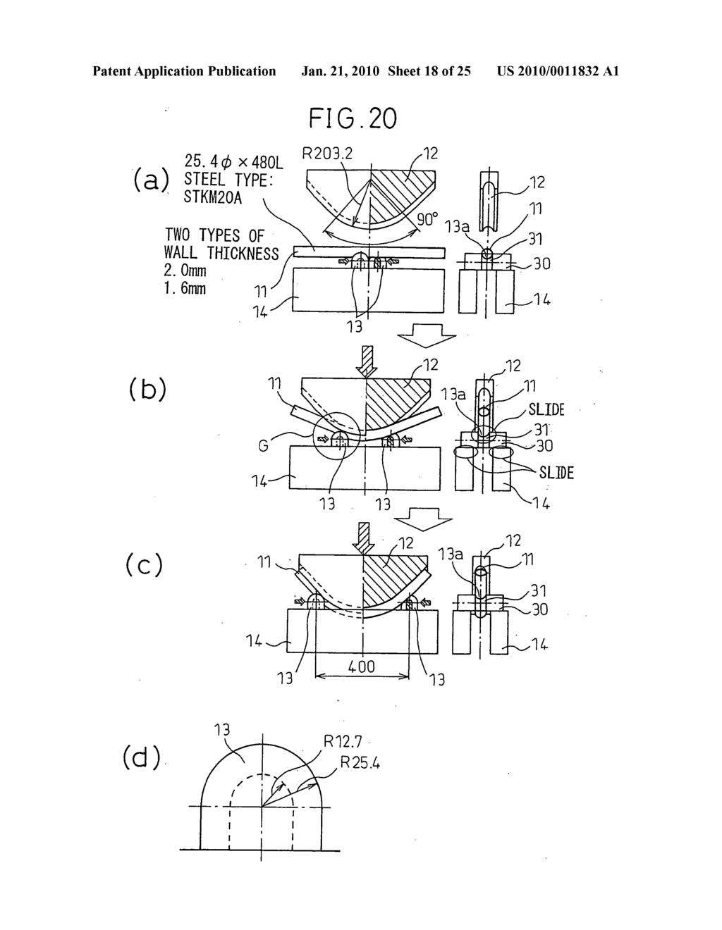 APPARATUS AND METHOD FOR RAM BENDING OF TUBE MATERIAL - diagram, schematic, and image 19