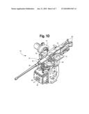 Rounds counter remotely located from gun diagram and image