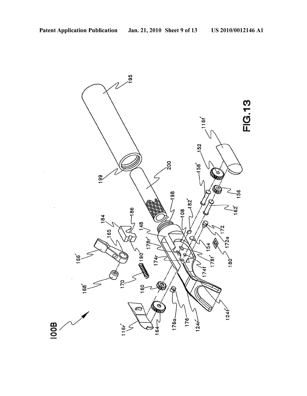 Flossing Device With Internal Floss Feed - diagram, schematic, and image 10