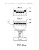 Actomatic flush actuation apparatus diagram and image