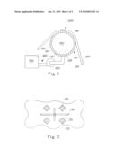 APPARATUS FOR THE TRANSFER OF A FLUID TO A MOVING WEB MATERIAL diagram and image