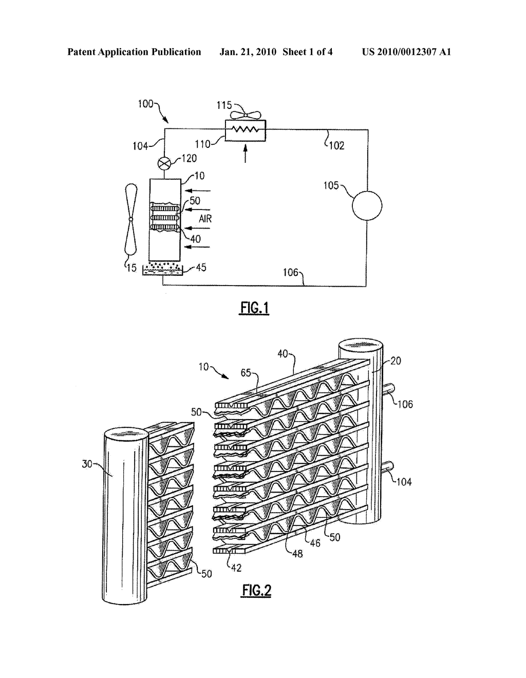 MULTI-CHANNEL FLAT TUBE EVAPORATOR WITH IMPROVED CONDENSATE DRAINAGE - diagram, schematic, and image 02