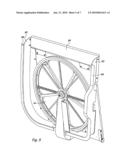 Folding air intake scoop diagram and image