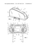 RACK-MOUNTED STORAGE CASE FOR A MOTORCYCLE diagram and image