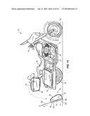 RACK-MOUNTED STORAGE CASE FOR A MOTORCYCLE diagram and image