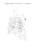 ARRANGEMENT FOR THE DISTRIBUTION OF PRODUCTS ON A HIGH-SPEED CONVEYOR BELT diagram and image