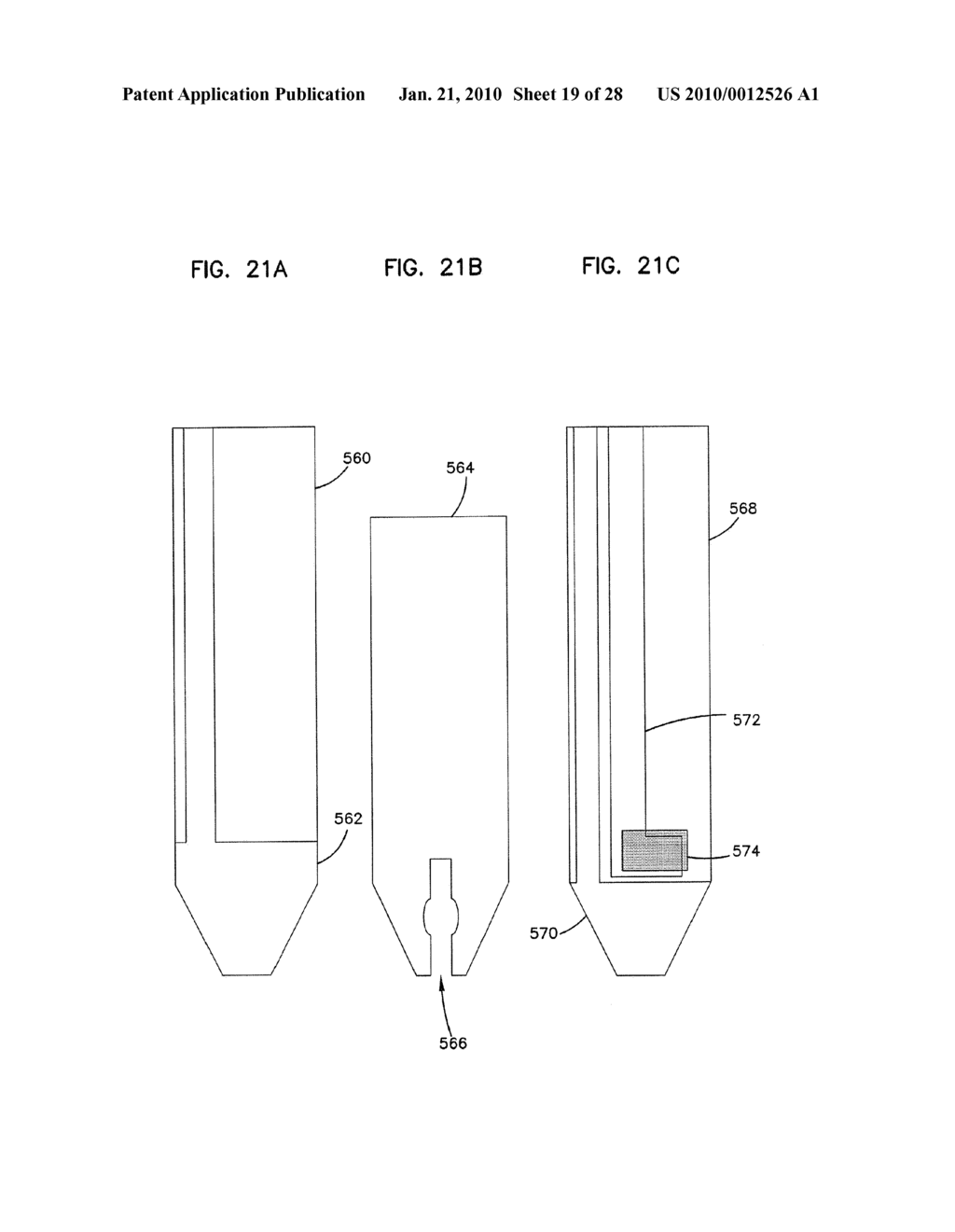 Small Volume In Vitro Sensor and Methods of Making - diagram, schematic, and image 20