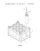 Method of collecting high-level radioactive uranium powder underwater diagram and image