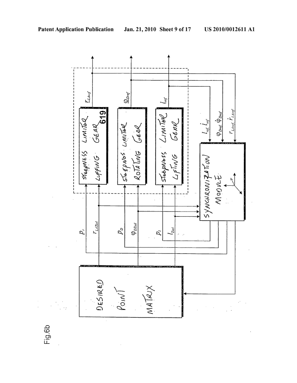 Crane or digger for swinging a load hanging on a support cable with damping of load oscillationsoo - diagram, schematic, and image 10