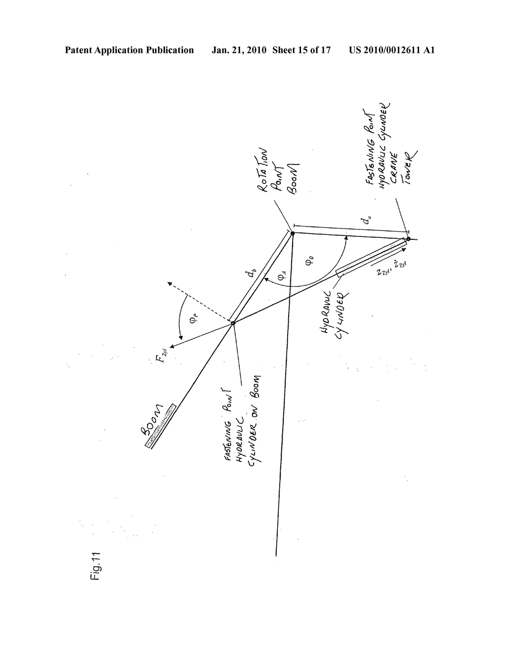 Crane or digger for swinging a load hanging on a support cable with damping of load oscillationsoo - diagram, schematic, and image 16