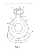 Vase with rotatable inner container diagram and image