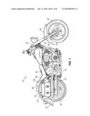 SADDLEBAG MOUNTING SYSTEM FOR A MOTORCYCLE diagram and image