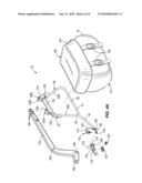 SADDLEBAG MOUNTING SYSTEM FOR A MOTORCYCLE diagram and image