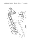 SADDLEBAG MOUNTING SYSTEM FOR A MOTORCYCLE diagram and image