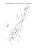 Supersonic Aircraft with Spike for Controlling and Reducing Sonic Boom diagram and image