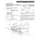 Aircraft with retracted front landing gear diagram and image