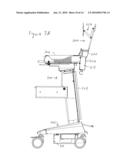 Mobile Cart Laptop Computer Retainer and Stand System diagram and image