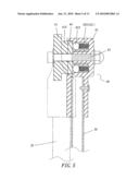 Mechanism of adjusting irradiating angle for a far infrared radiator diagram and image