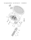 Mechanism of adjusting irradiating angle for a far infrared radiator diagram and image