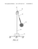 Mechanism of adjusting irradiating angle for a far infrared radiator diagram and image