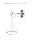 Mechanism of adjusting irradiating angle for a far infrared radiator diagram and image